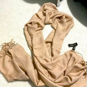 New Lightweight Beige Scarf